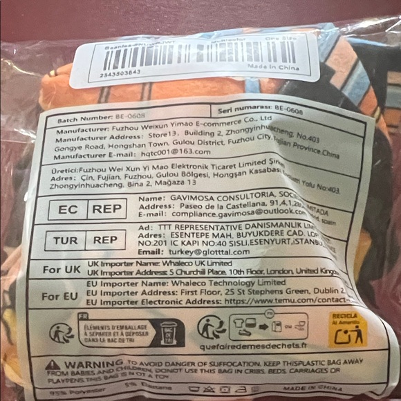 # 1215=Unisex Johnny Bravo Graphic Beanie - Picture 5 of 5